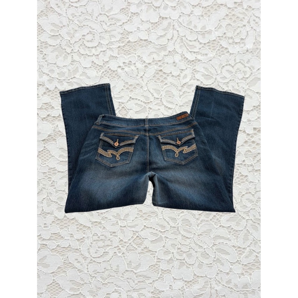 vintage lei low rise bootcut flare jeans with cute butt pockets